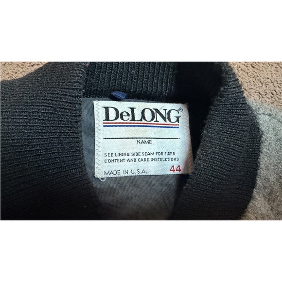 Vintage Ghostbusters 2 Delong Movie Promo Bomber Wool 80s Jacket Size 44 READ - Picture 5 of 10